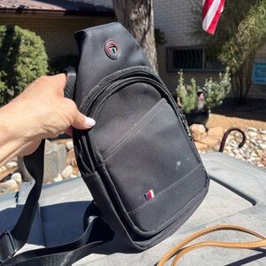 Stylish Black Crossbody Bag